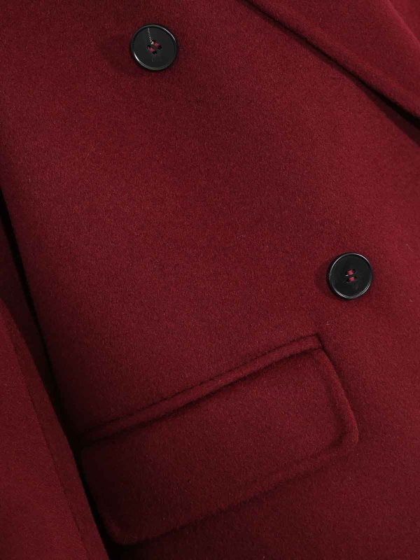 The Best Shops ALPHA STUDIO: cappotti al ginocchio - Cappotto Doppiopetto In Lana Double