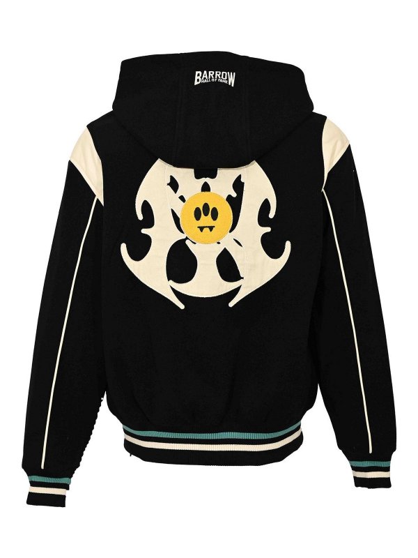 BARROW: bombers online - College Bomber Jacket With Hood