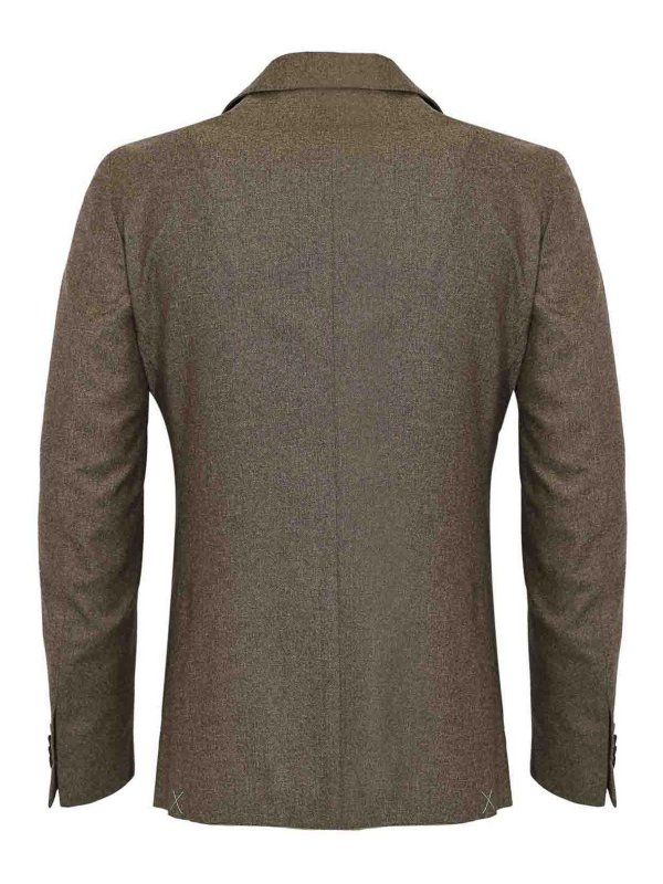 CORNELIANI: blazers online - Single-Breasted Wool Jacket