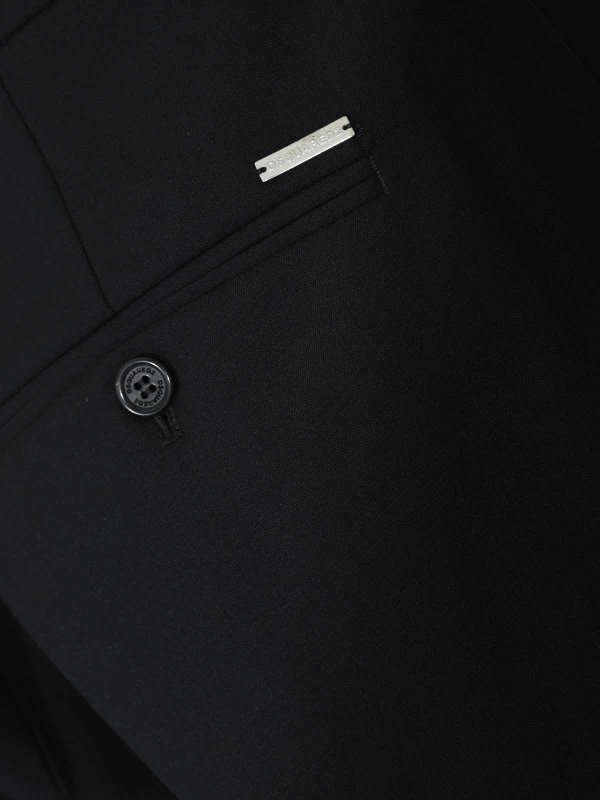 The Best Shops DSQUARED2: カジュアルトラウザー - カジュアルパンツ - 黒