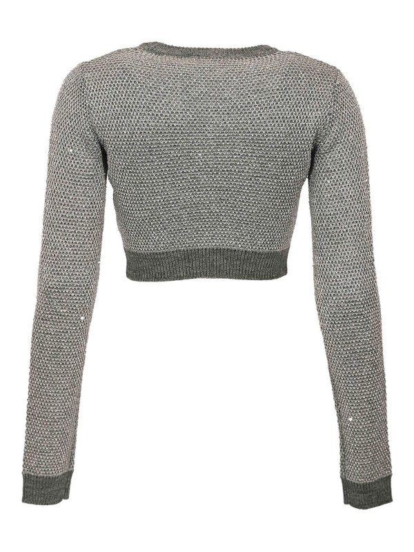 ELISABETTA FRANCHI: Tops y camisetas sin mangas online - Top - Gris