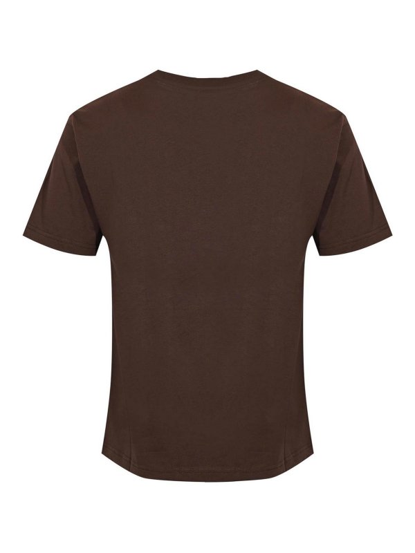 EMPORIO ARMANI: T-shirts online - T-Shirt - Marron