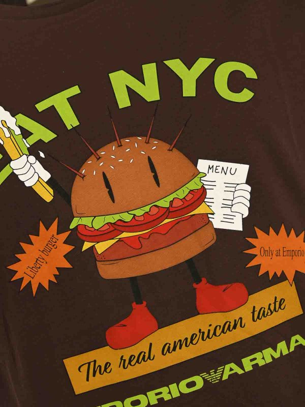 The Best Shops EMPORIO ARMANI: T-shirts - T-Shirt - Marron