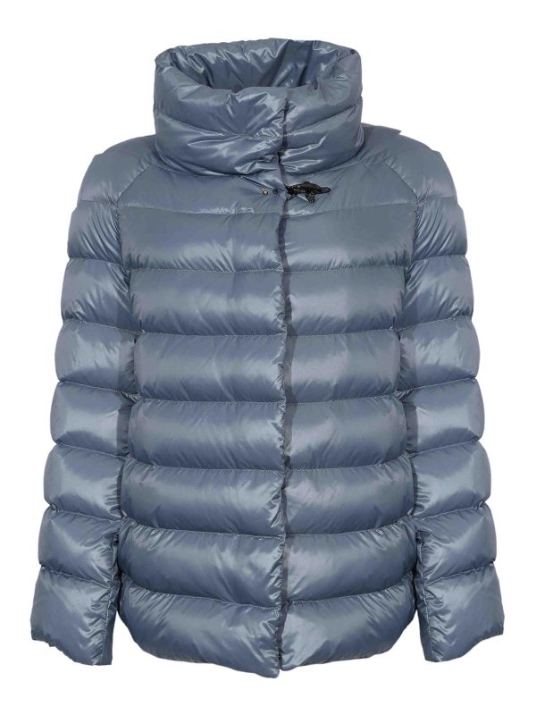 FAY: padded jackets - Nylon Down Jacket With Hook