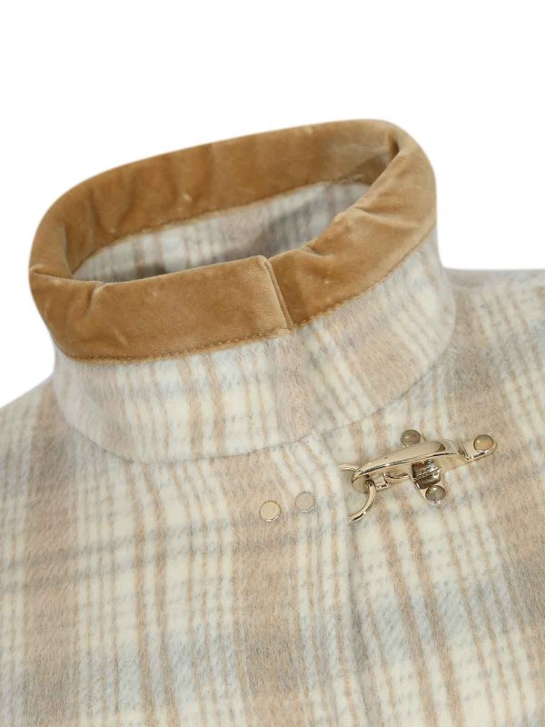 The Best Shops FAY: Turtlenecks & Polo necks - Virginia Coat In Mlange Wool Cloth