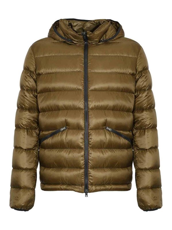 HERNO: Vestes-rembourrees - Blouson Rembourré - Vert Foncé