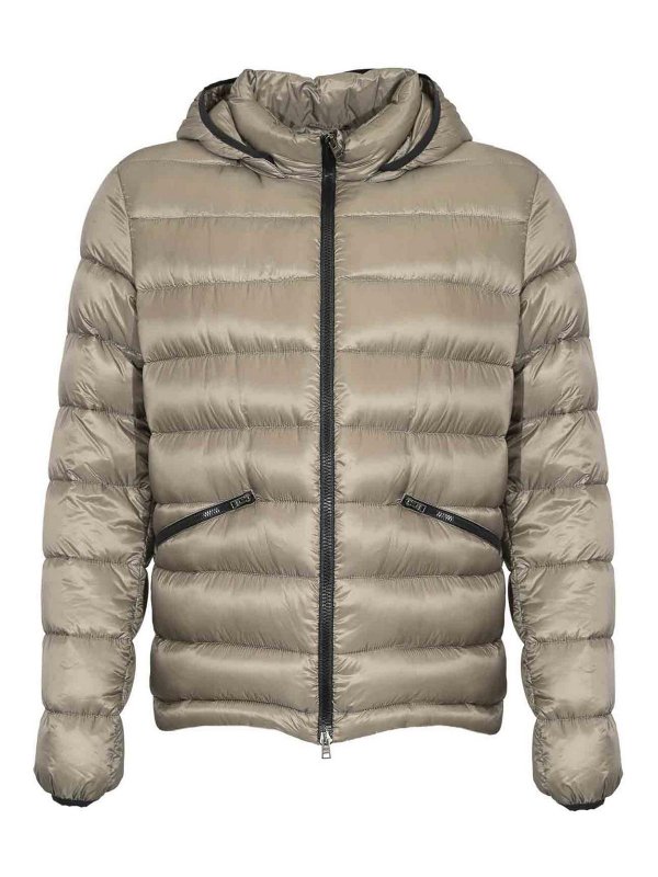 HERNO: padded jackets - Quilted Nylon Down Jacket