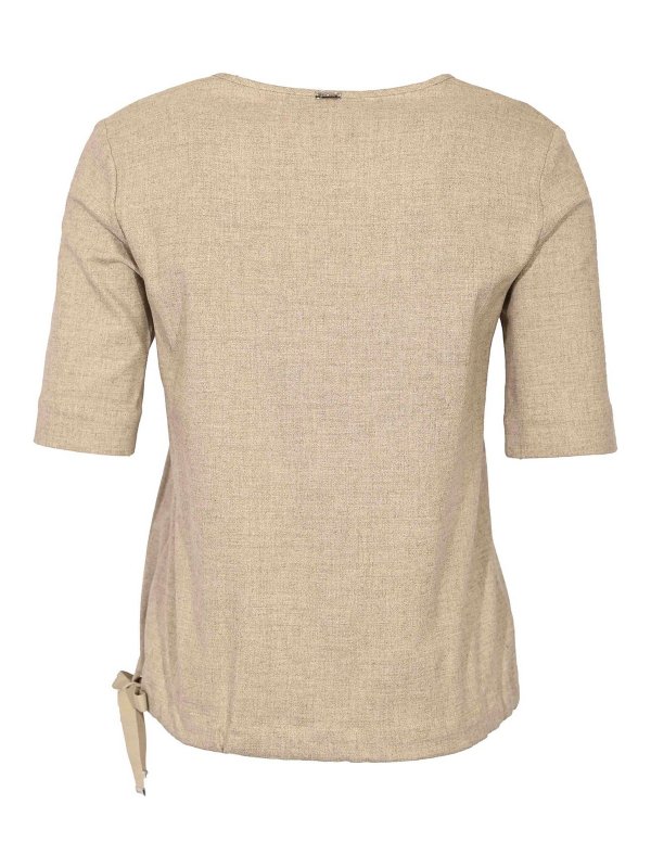 HERNO: bluse online - Blusa in Flanella Tecnica