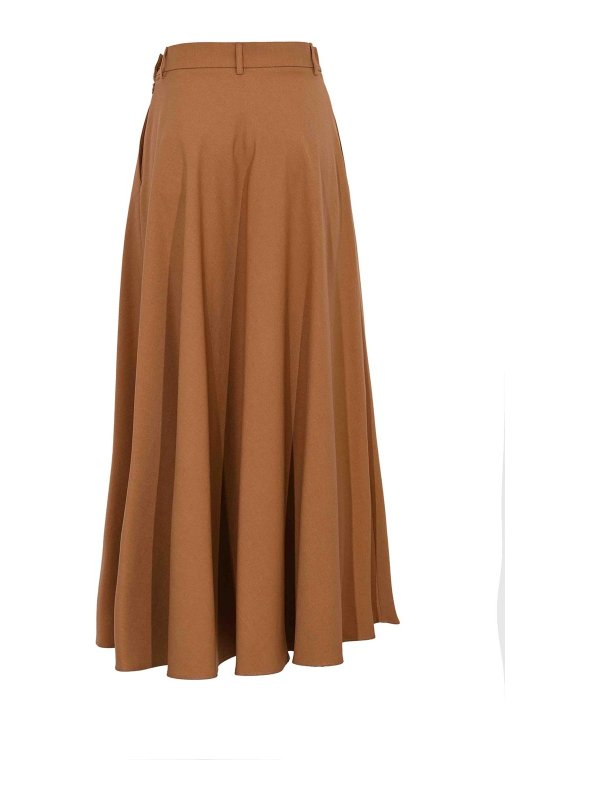 HERNO: Knielange und Midi Röcke online - Midirock - Camel