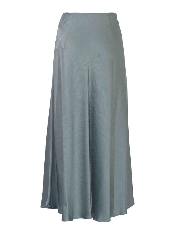 HERNO: Knee length skirts & Midi online - Resort Midi Skirt In Envers Satin