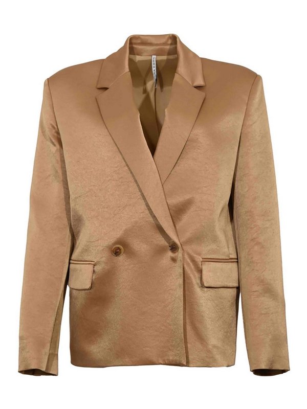 LIVIANA CONTI: Chaquetas casual - Chaqueta Casual - Plata