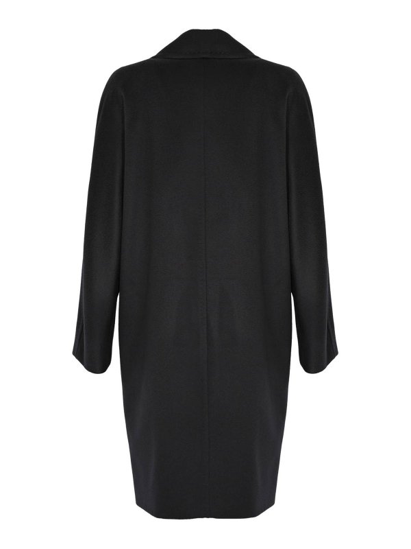 MAX MARA STUDIO: knee length coats online - Agenda Oversized Wool Coat
