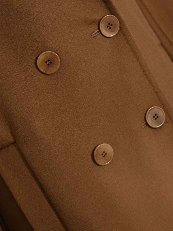 The Best Shops MAX MARA STUDIO: Knielange Mäntel - Knielanger Mantel - Braun