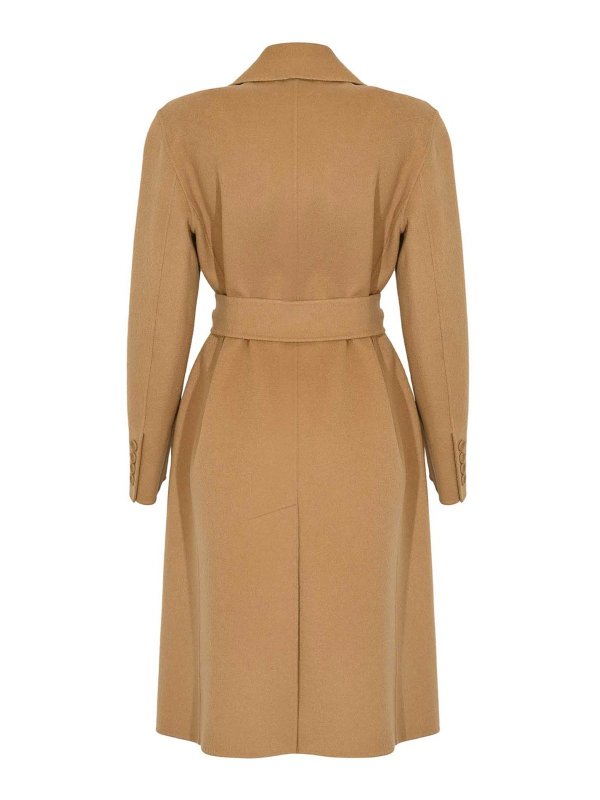 MAX MARA STUDIO: knee length coats online - Canneti Wool And Cashmere Coat