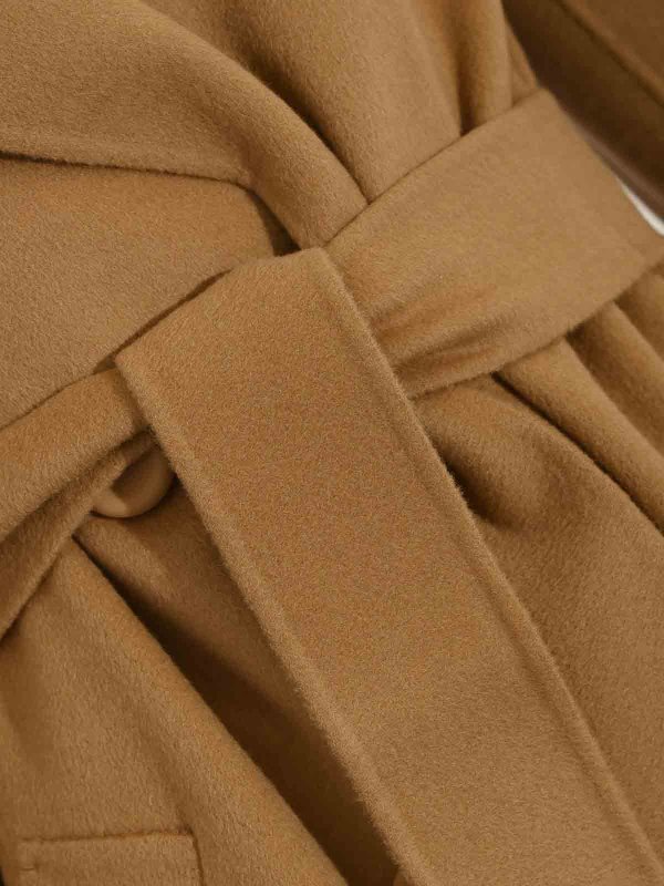 The Best Shops MAX MARA STUDIO: knee length coats - Canneti Wool And Cashmere Coat