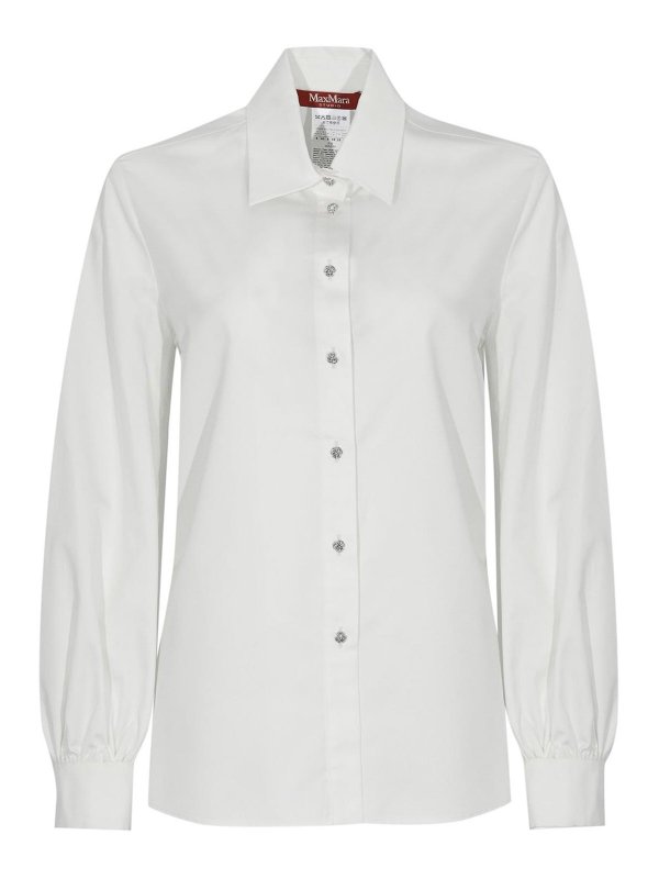 MAX MARA STUDIO: Camisas - Camisa - Blanco