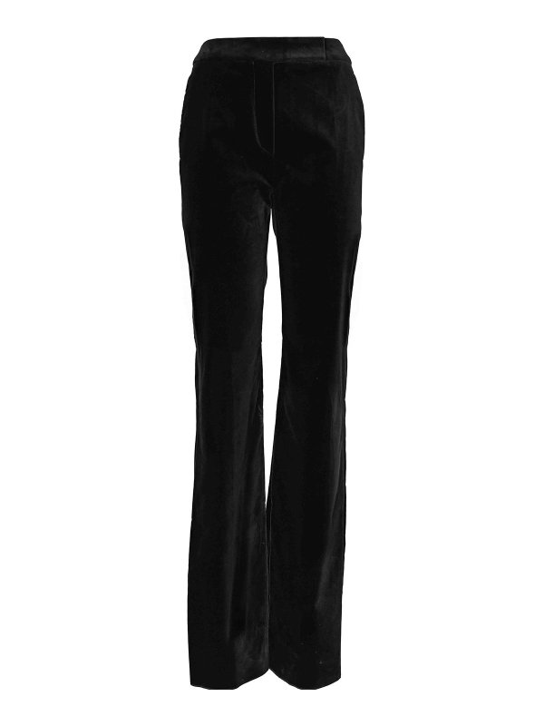 MAX MARA STUDIO: Jeans acampanados - Jeans Acampanados - Negro