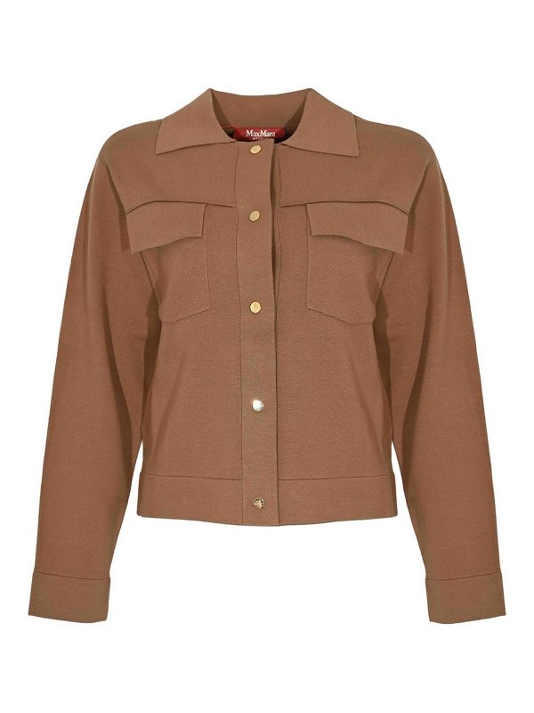 MAX MARA STUDIO: Camisas - Camisa - Marrón