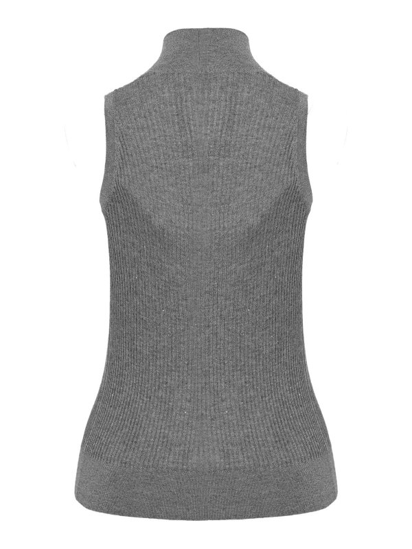 MAX MARA STUDIO: Suéteres con cuello pico online - Suéter Cuello Redondo - Gris