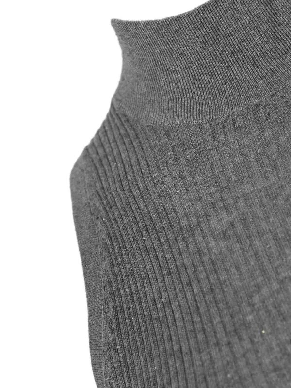 The Best Shops MAX MARA STUDIO: Suéteres con cuello pico - Suéter Cuello Redondo - Gris