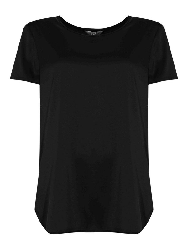 Max Mara: blouses - Cortona Silk Satin Blouse