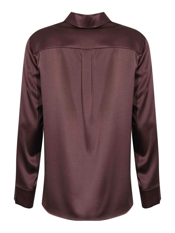 Max Mara: Camisas online - Camisa - Rojo Oscuro