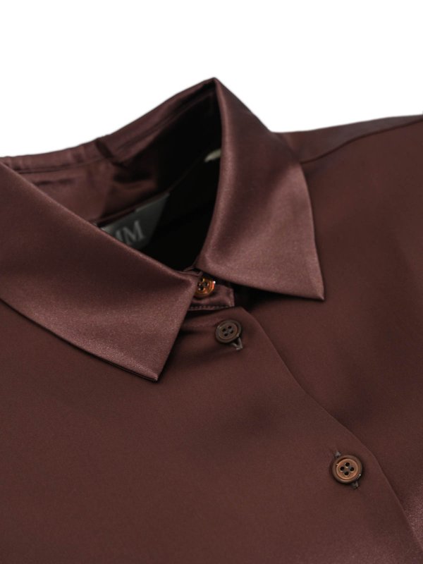 The Best Shops Max Mara: Camisas - Camisa - Rojo Oscuro