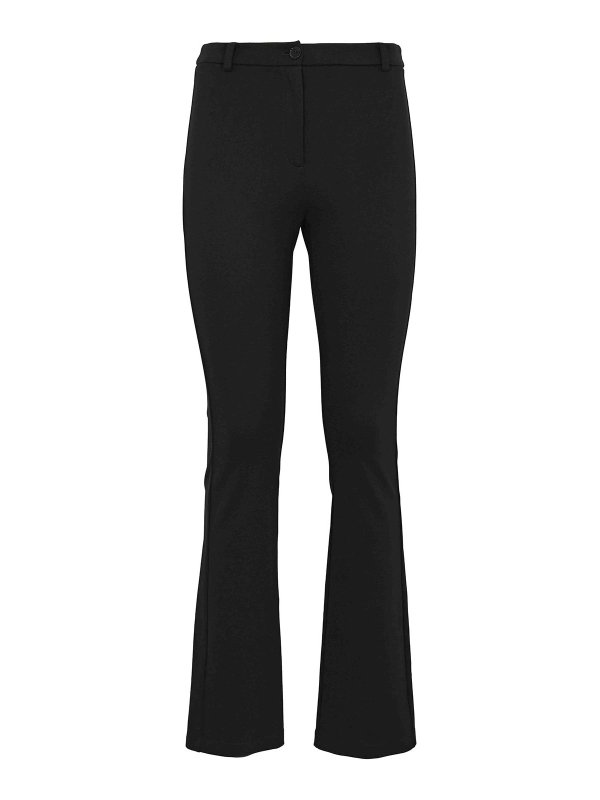 PATRIZIA PEPE: casual trousers - Essential Slim Stretch Viscose Trousers
