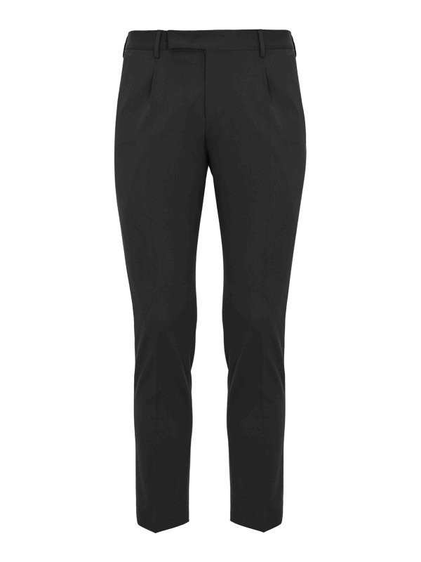 PT TORINO: Casual Hosen - Casual Hose - Dunkelbraun