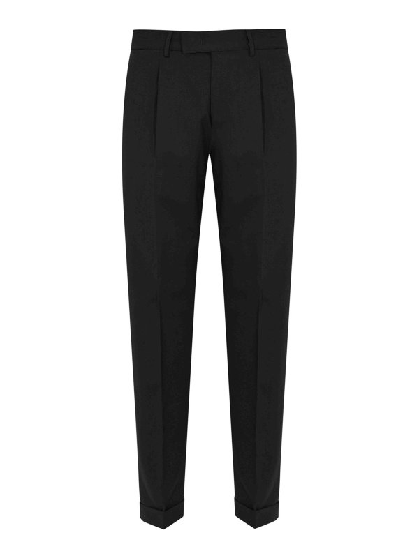 PT TORINO: pantaloni casual - Pantaloni Dieci In Misto Lana