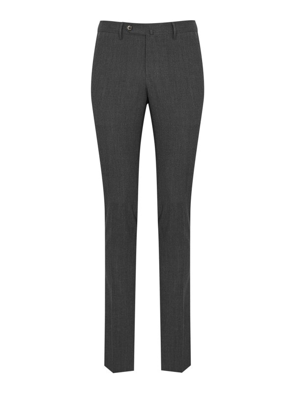 PT TORINO: pantaloni casual - Pantaloni da viaggio super slim in misto lana