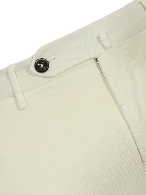 The Best Shops PT TORINO: casual trousers - Cotton Blend Trousers