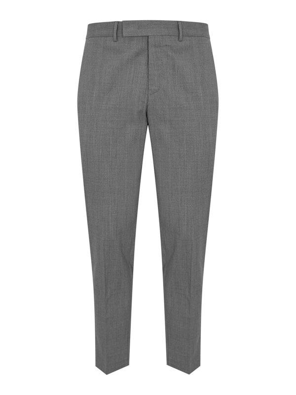 PT TORINO: casual trousers - Dieci Trousers In Wool Blend