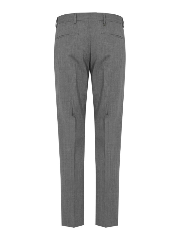 PT TORINO: casual trousers online - Dieci Trousers In Wool Blend