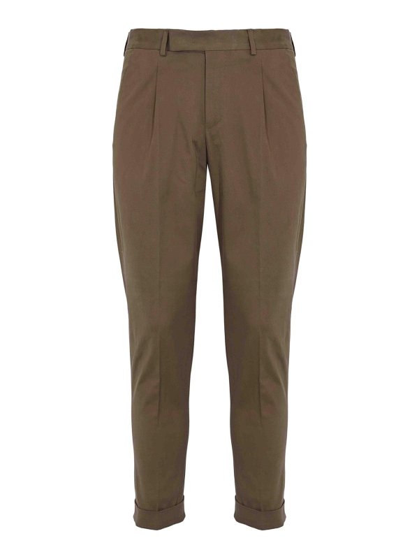 PT TORINO: Casual Hosen - Casual Hose - Braun