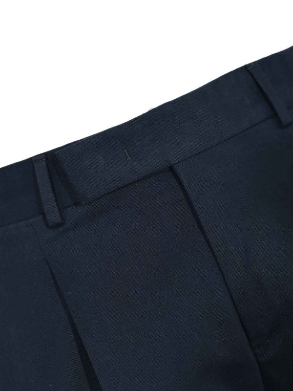 The Best Shops PT TORINO: pantaloni casual - Pantaloni In Cotone Con Pieghe