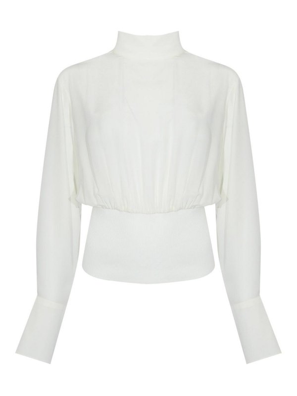 SPORTMAX: shirts - Nepeta Silk Shirt