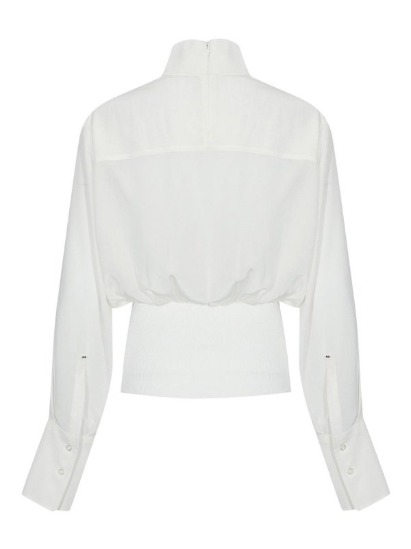 SPORTMAX: shirts online - Nepeta Silk Shirt