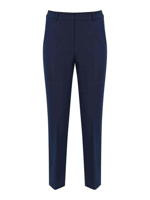 WEEKEND MAX MARA: casual trousers - Freda Straight Trousers In Cady