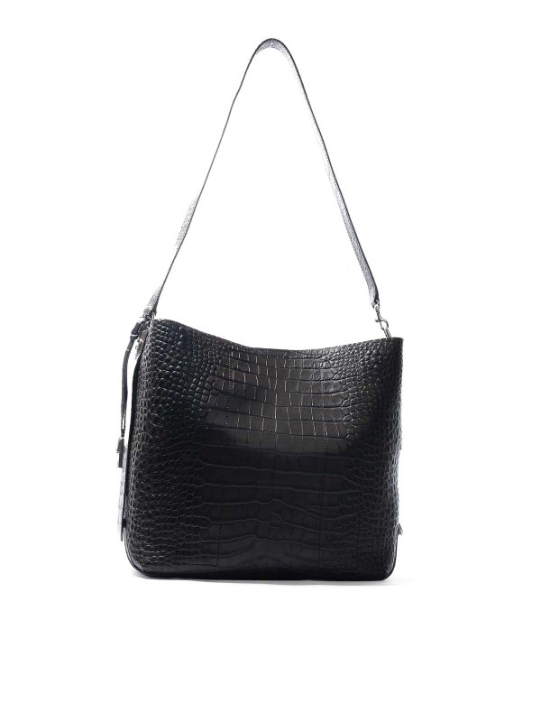 The Best Shops HOGAN: shoulder bags - Hocket Medium Hobo Bag In Printed Leather