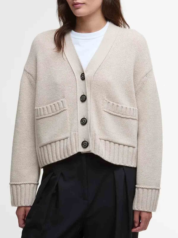 BARBOUR: Cardigans online - Cardigan - Beige