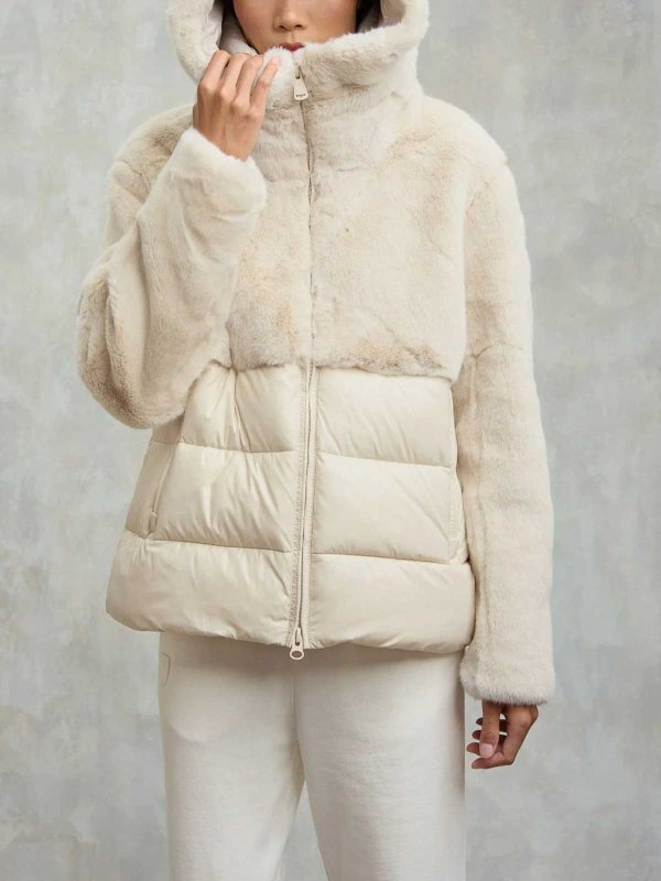 BLAUER: Lange Daunenmäntel online - Daunenmantel - Grau