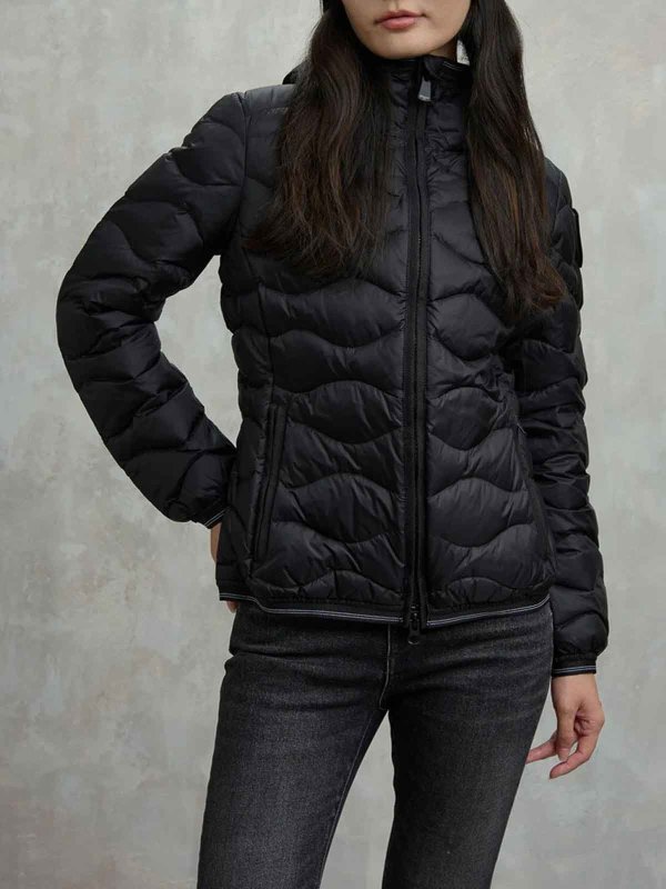 BLAUER: padded coats online - Camellia Waves Padded Feather