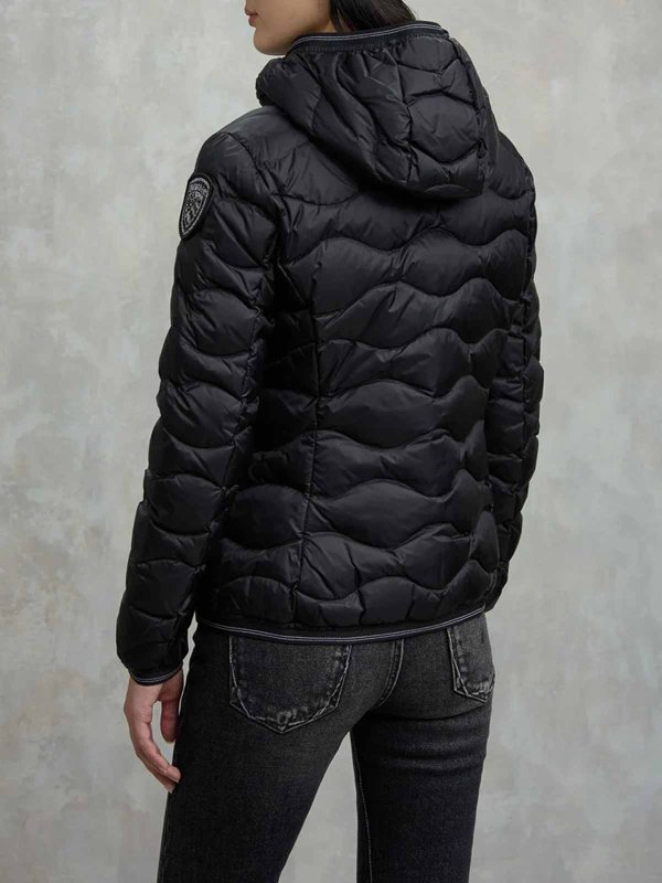 The Best Shops BLAUER: padded coats - Camellia Waves Padded Feather