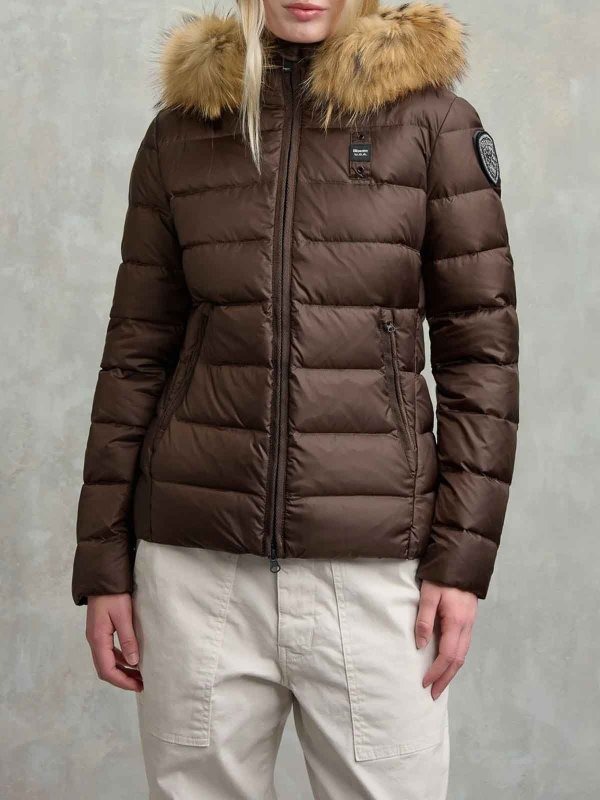 BLAUER: Manteaux rembourrés online - Manteau Rembourré - Marron