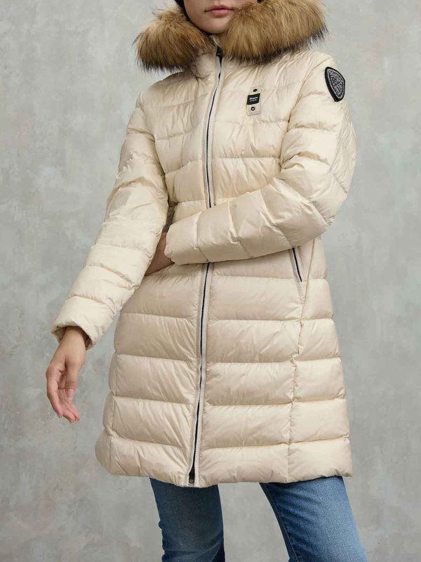 BLAUER: padded coats online - Kristin Padded Feather