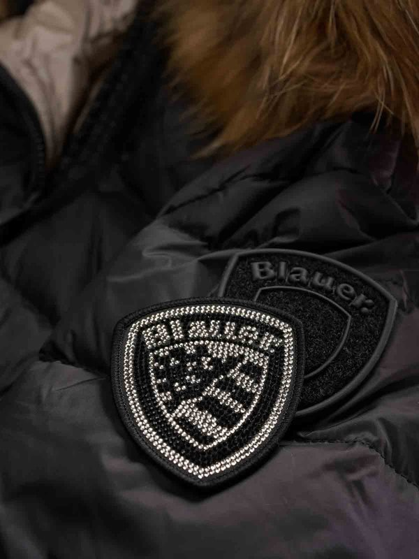 Kristin Padded Feather shop online: BLAUER