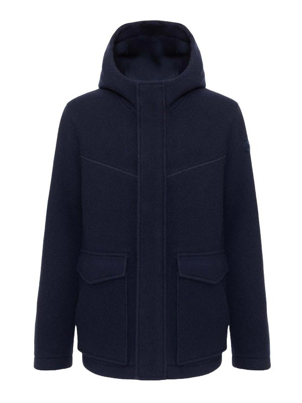 Colmar Originals: short coats - Hooded Pique Coat
