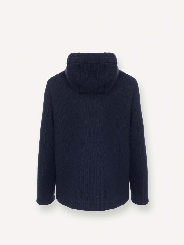 Colmar Originals: short coats online - Hooded Pique Coat