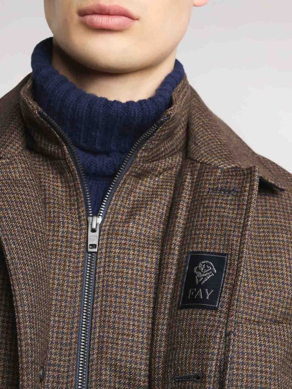 The Best Shops FAY: Manteau Court - Couleur Chair